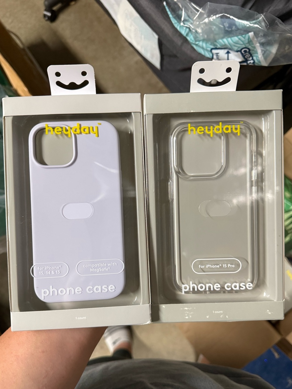 heyday Lavender and Clear iPhone Case Duo